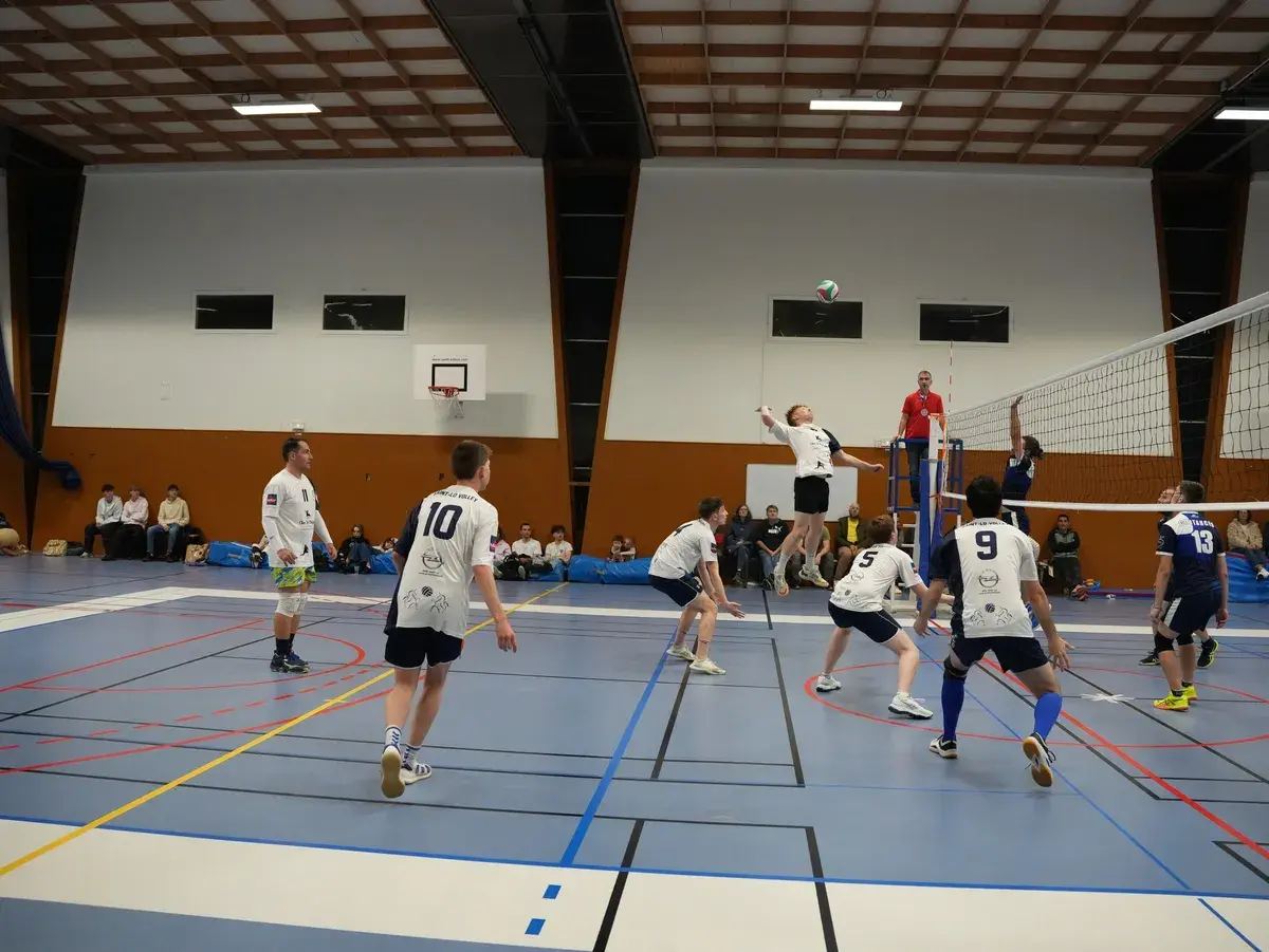 Saint-Lô Volleyball en action